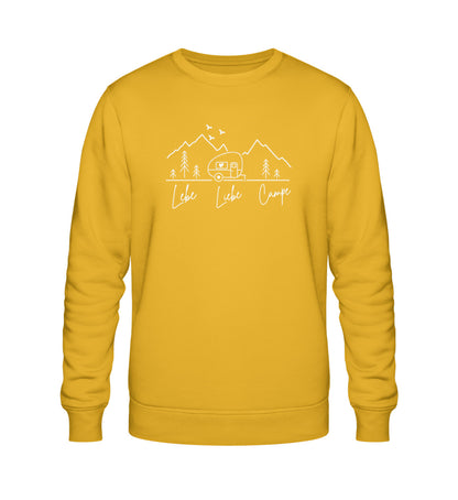 Lebe Liebe Campe - Damen Organic Sweatshirt - LazyDonkeyDesign 