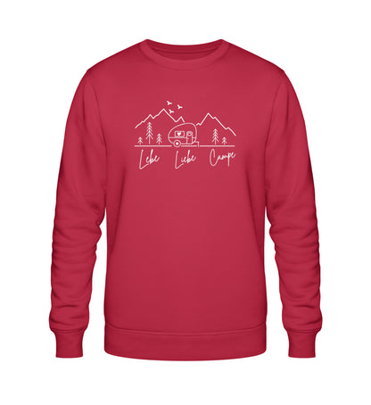 Lebe Liebe Campe - Damen Organic Sweatshirt - LazyDonkeyDesign 