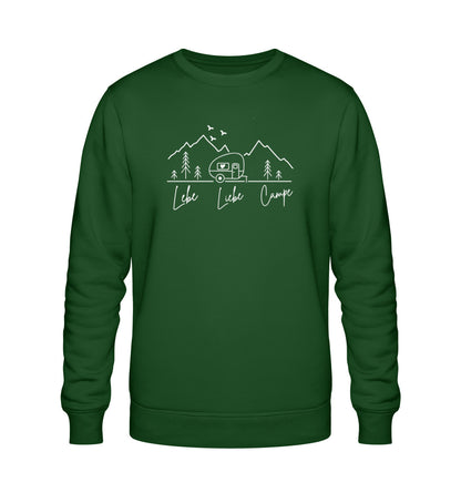 Lebe Liebe Campe - Damen Organic Sweatshirt - LazyDonkeyDesign 