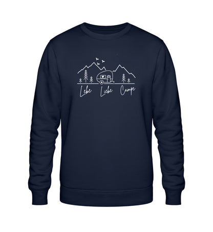 Lebe Liebe Campe - Damen Organic Sweatshirt - LazyDonkeyDesign 