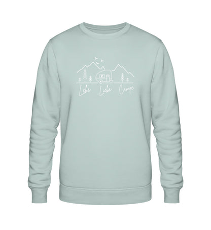 Lebe Liebe Campe - Damen Organic Sweatshirt - LazyDonkeyDesign 
