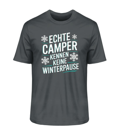 Camper ohne Winterpause - Herren Organic Shirt - LazyDonkeyDesign 