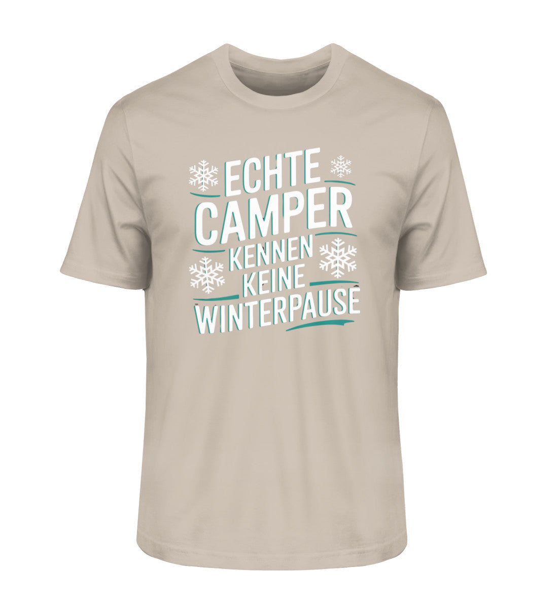 Camper ohne Winterpause - Herren Organic Shirt - LazyDonkeyDesign 
