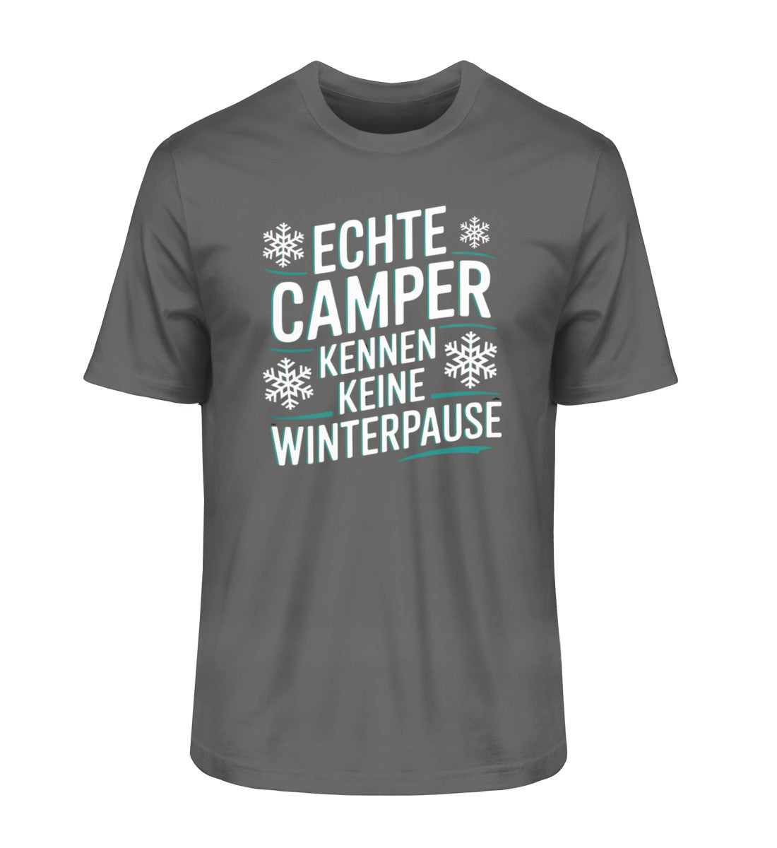 Camper ohne Winterpause - Herren Organic Shirt - LazyDonkeyDesign 