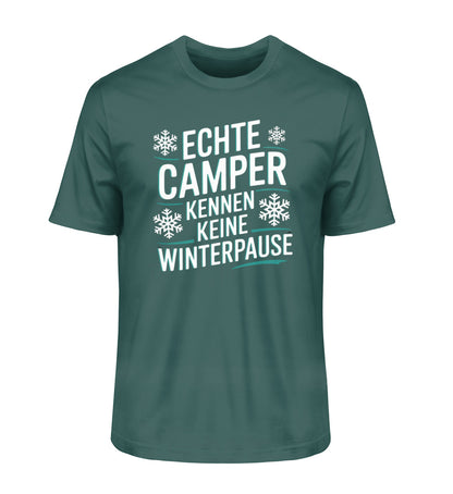 Camper ohne Winterpause - Herren Organic Shirt - LazyDonkeyDesign 
