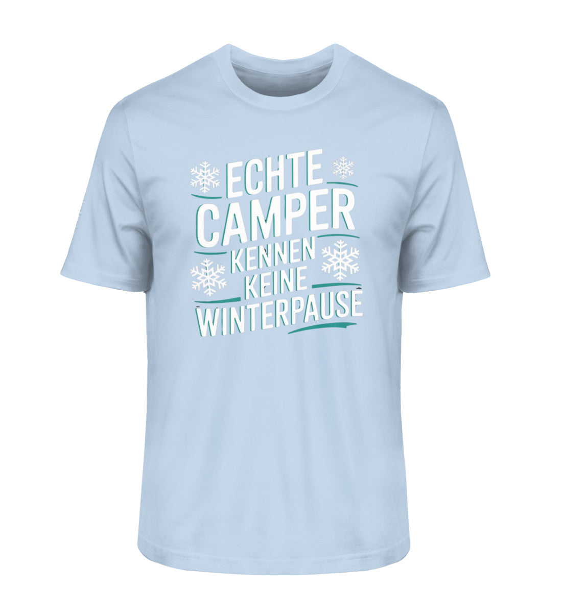 Camper ohne Winterpause - Herren Organic Shirt - LazyDonkeyDesign 
