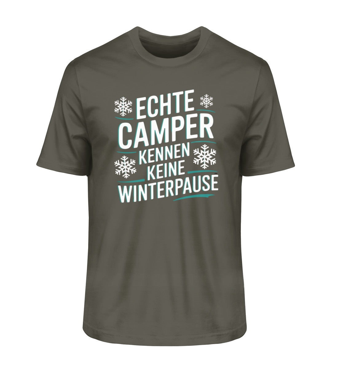 Camper ohne Winterpause - Herren Organic Shirt - LazyDonkeyDesign 