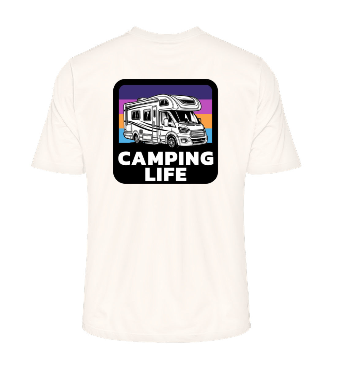 Camping Life - Herren Organic Shirt - LazyDonkeyDesign 