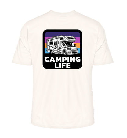 Camping Life - Herren Organic Shirt - LazyDonkeyDesign 
