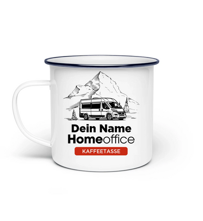 Homeoffice - Emaile Kaffeetasse - Personalisierbar