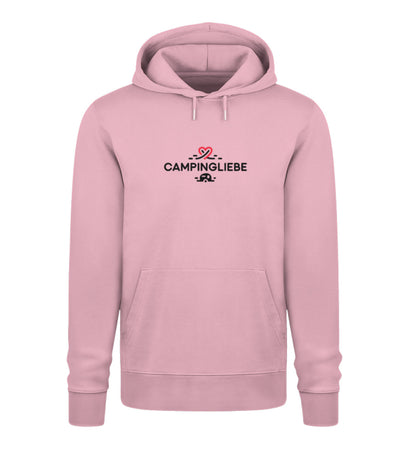 Wohnwagen Campingliebe - Damen Organic Hoodie - LazyDonkeyDesign 