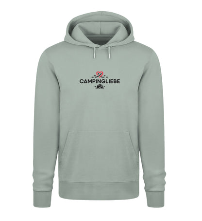 Wohnwagen Campingliebe - Damen Organic Hoodie - LazyDonkeyDesign 