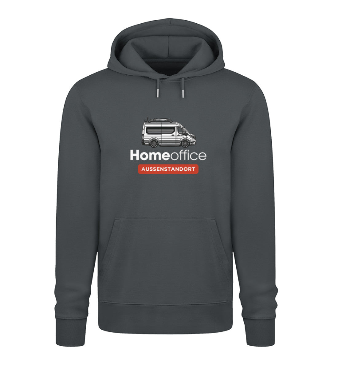 Vanlife Homeoffice - Herren Organic Hoodie - LazyDonkeyDesign 