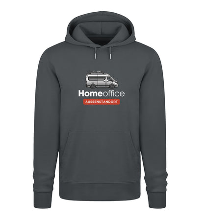 Vanlife Homeoffice - Herren Organic Hoodie - LazyDonkeyDesign 