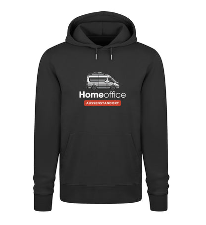 Vanlife Homeoffice - Herren Organic Hoodie - LazyDonkeyDesign 