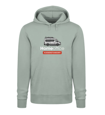 Vanlife Homeoffice - Herren Organic Hoodie - LazyDonkeyDesign 