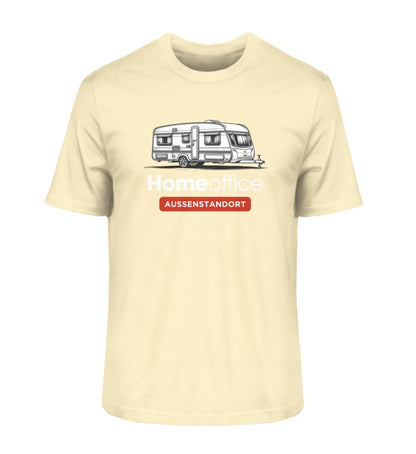 Wohnwagen Homeoffice - Herren Organic Shirt - LazyDonkeyDesign 