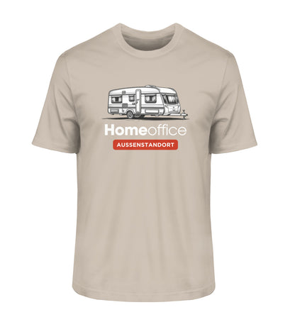 Wohnwagen Homeoffice - Herren Organic Shirt - LazyDonkeyDesign 