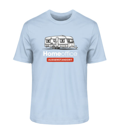Wohnwagen Homeoffice - Herren Organic Shirt - LazyDonkeyDesign 