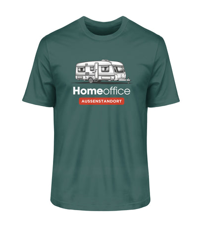 Wohnwagen Homeoffice - Herren Organic Shirt - LazyDonkeyDesign 