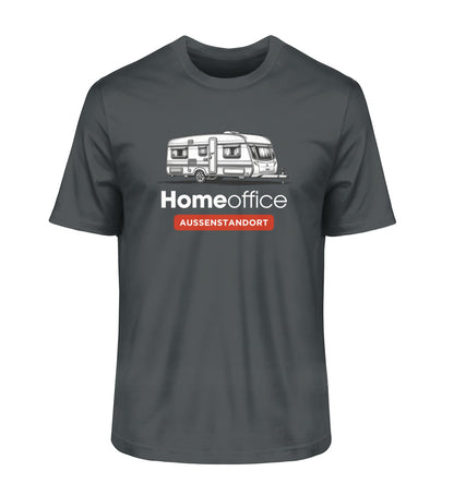 Wohnwagen Homeoffice - Herren Organic Shirt - LazyDonkeyDesign 
