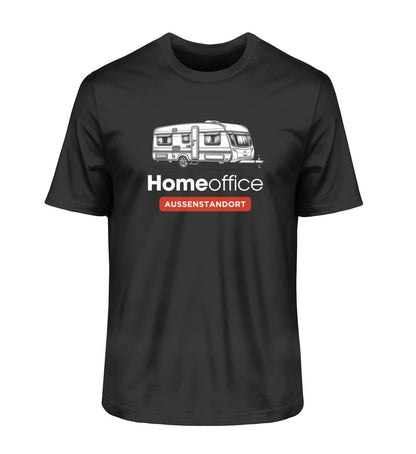 Wohnwagen Homeoffice - Herren Organic Shirt - LazyDonkeyDesign 
