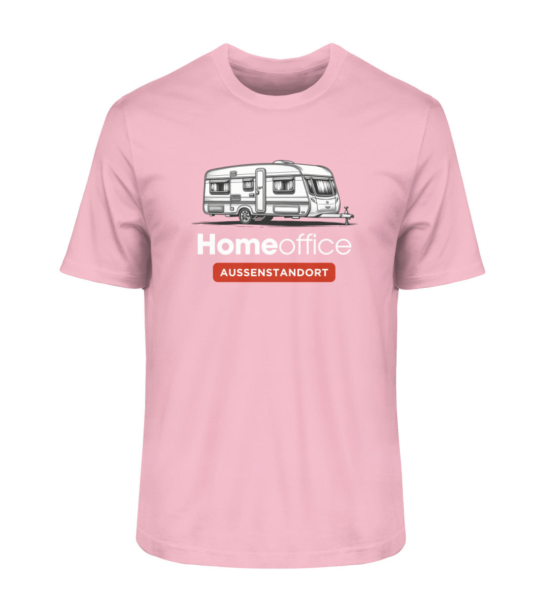 Wohnwagen Homeoffice - Herren Organic Shirt - LazyDonkeyDesign 