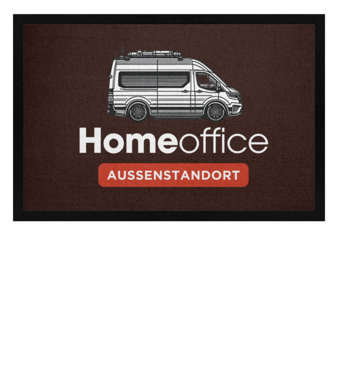 Van Homeoffice - Camping Fußmatte - LazyDonkeyDesign 