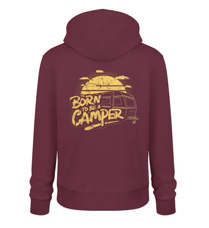 Born to be a Camper - Herren Organic Hoodie - LazyDonkeyDesign 