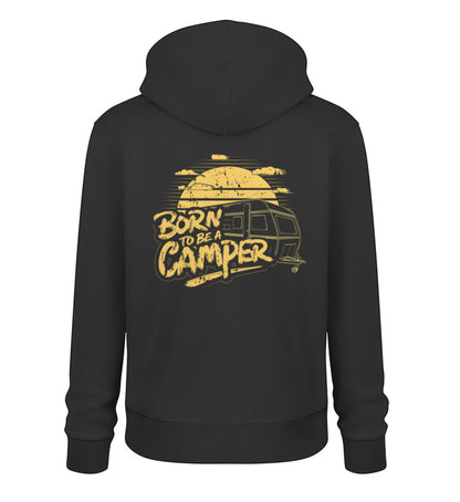 Born to be a Camper - Herren Organic Hoodie - LazyDonkeyDesign 