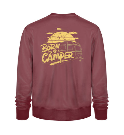 Born to be a Camper - Männer Organic Sweatshirt - LazyDonkeyDesign 