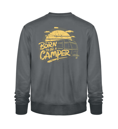 Born to be a Camper - Männer Organic Sweatshirt - LazyDonkeyDesign 
