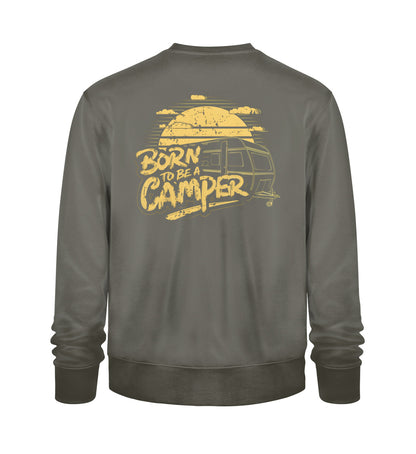 Born to be a Camper - Männer Organic Sweatshirt - LazyDonkeyDesign 