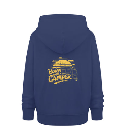 Born to be a Camper - Kinder Organic Hoodie - LazyDonkeyDesign 