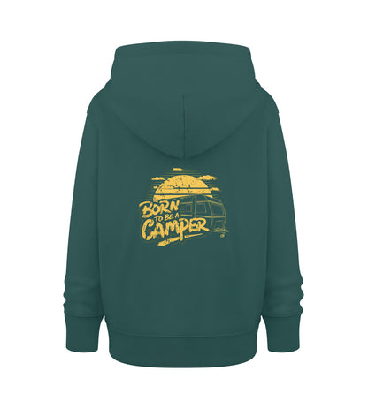 Born to be a Camper - Kinder Organic Hoodie - LazyDonkeyDesign 