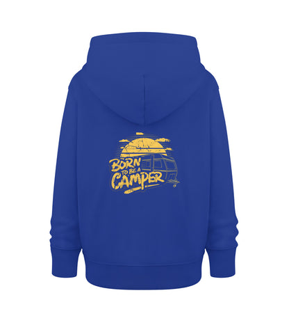 Born to be a Camper - Kinder Organic Hoodie - LazyDonkeyDesign 