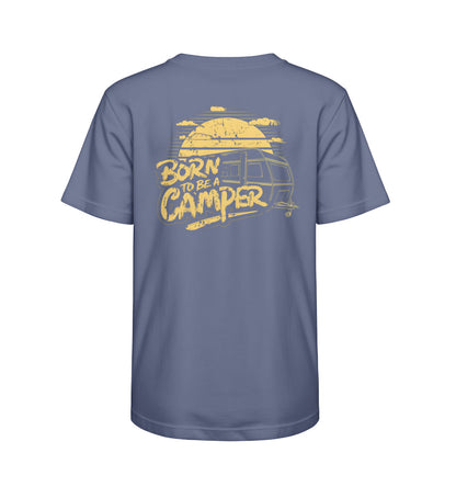 Born to be a Camper - Kinder Organic Shirt - LazyDonkeyDesign 