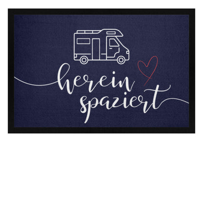 Hereinspaziert Wohnmobil - Camping Fußmatte - LazyDonkeyDesign 