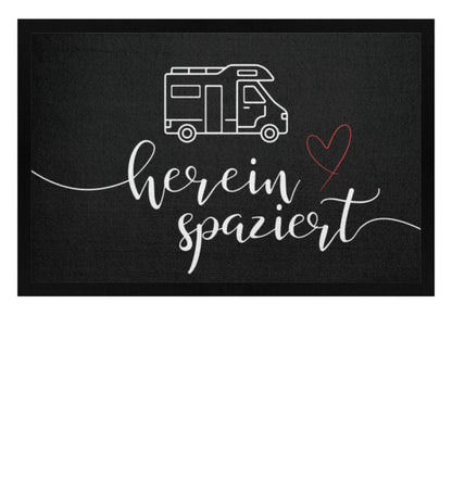 Hereinspaziert Wohnmobil - Camping Fußmatte - LazyDonkeyDesign 