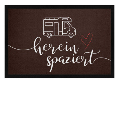Hereinspaziert Wohnmobil - Camping Fußmatte - LazyDonkeyDesign 