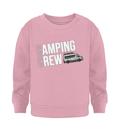 Vanlife Camping Crew - Baby Organic Sweatshirt - LazyDonkeyDesign 