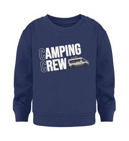 Vanlife Camping Crew - Baby Organic Sweatshirt - LazyDonkeyDesign 