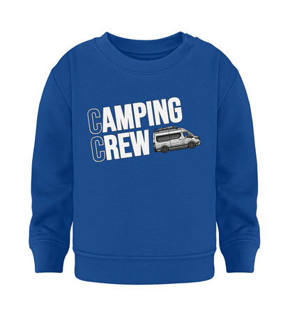Vanlife Camping Crew - Baby Organic Sweatshirt - LazyDonkeyDesign 