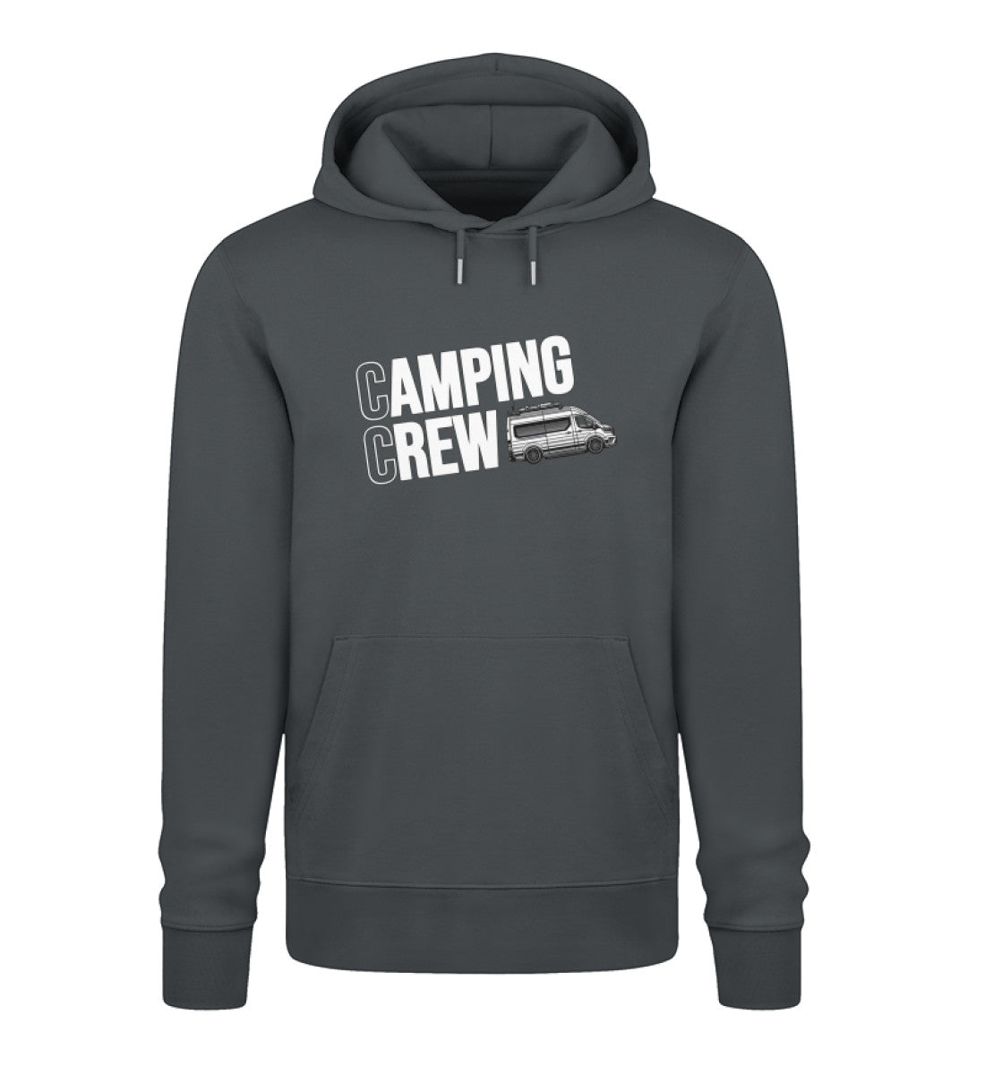 Vanlife Camping Crew - Herren Organic Hoodie - LazyDonkeyDesign 