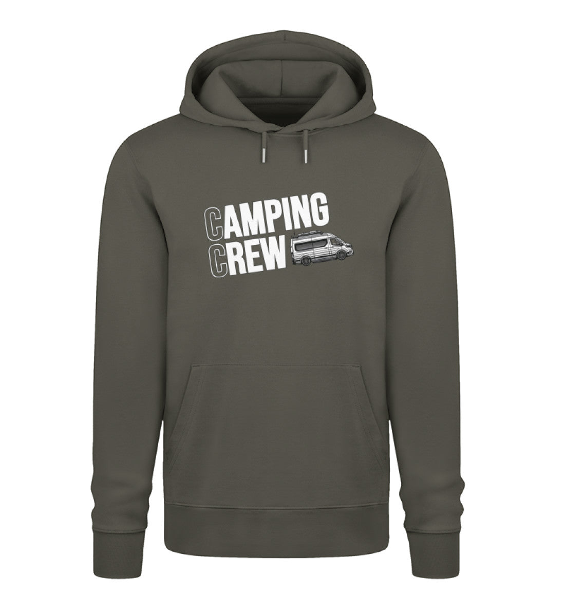 Vanlife Camping Crew - Herren Organic Hoodie - LazyDonkeyDesign 