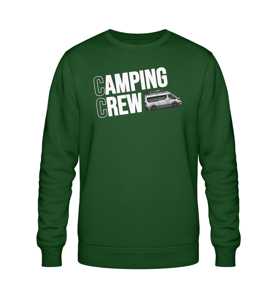 Vanlife Camping Crew - Herren Organic Sweatshirt - LazyDonkeyDesign 