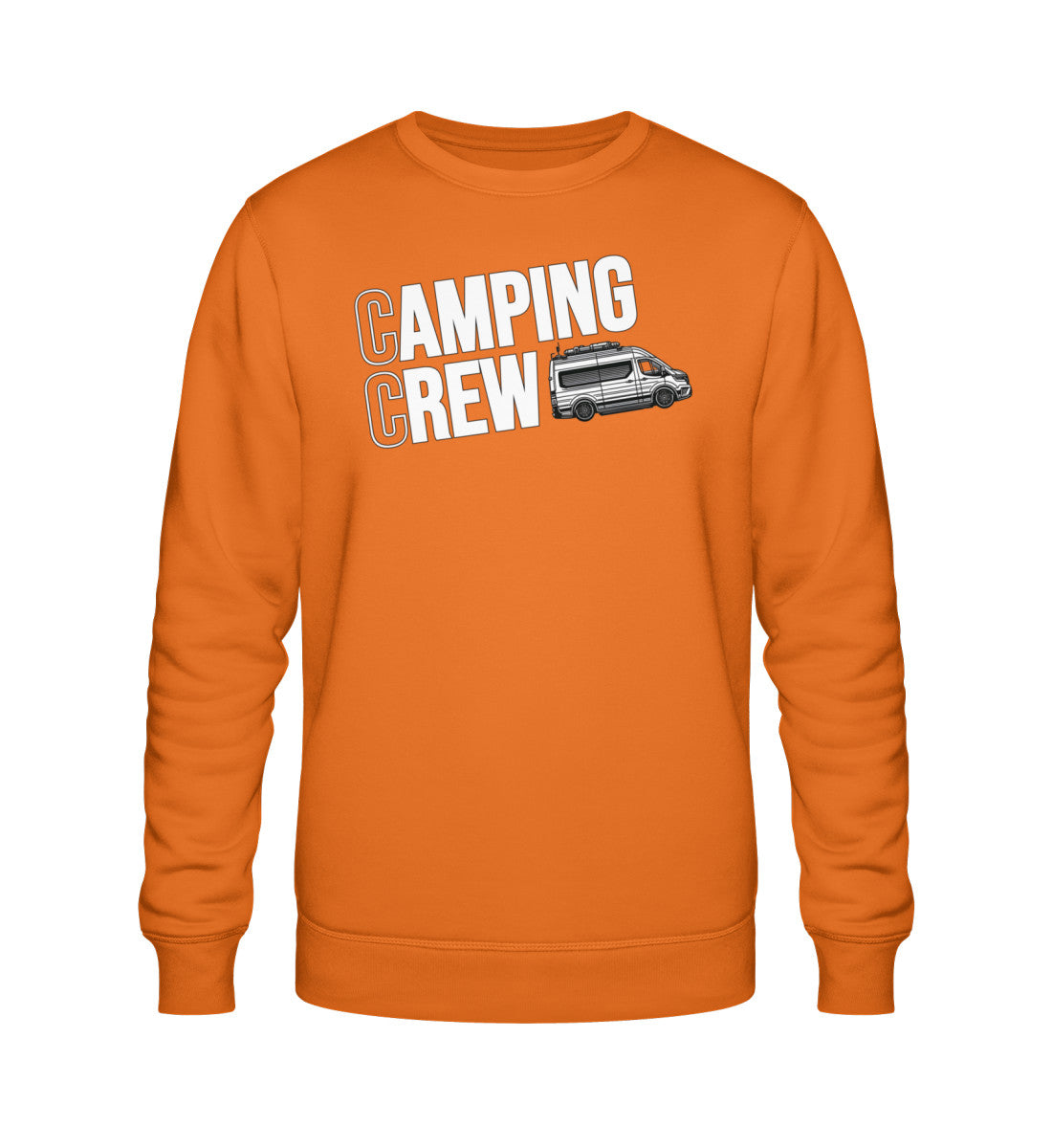 Vanlife Camping Crew - Herren Organic Sweatshirt - LazyDonkeyDesign 