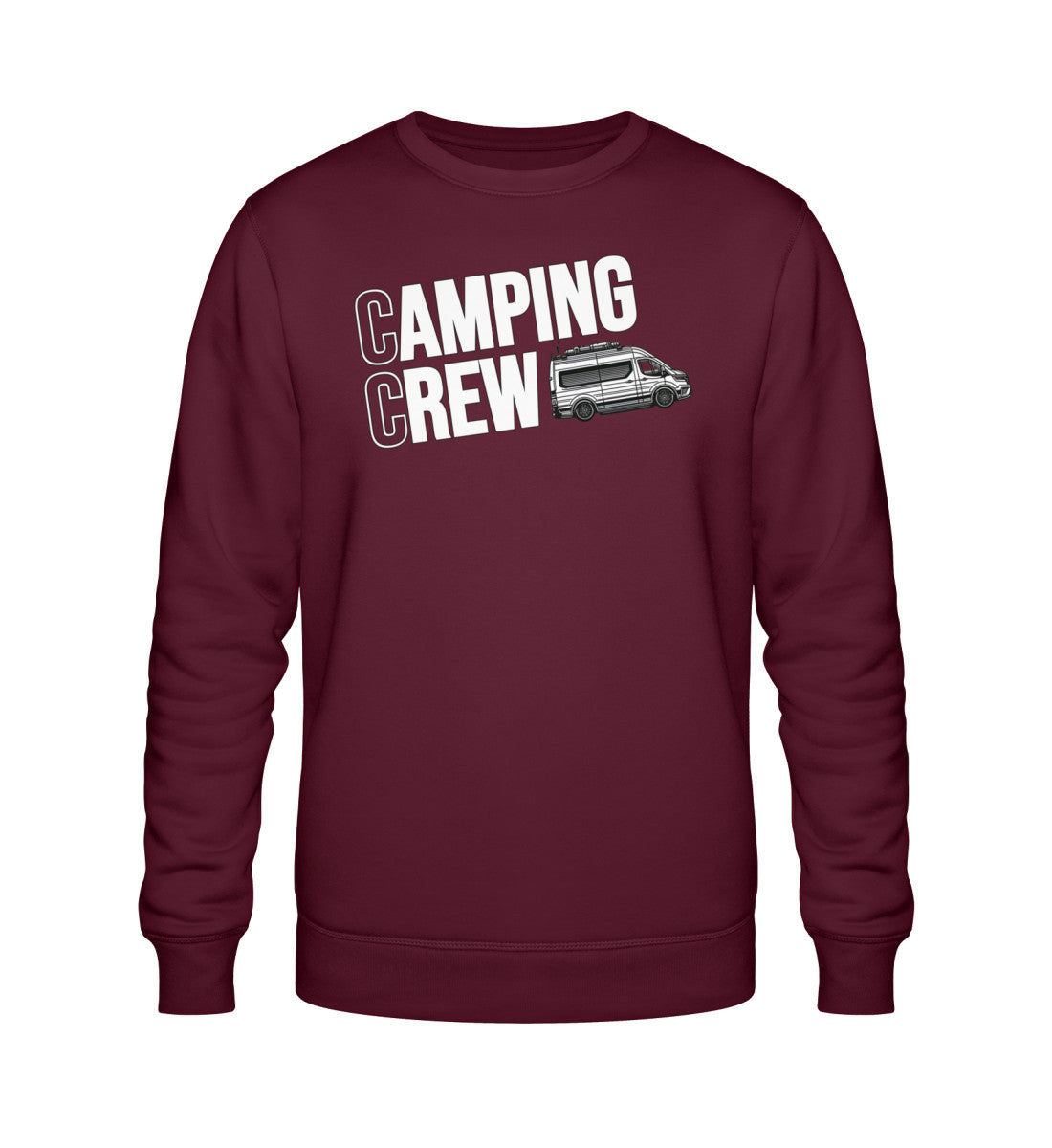 Vanlife Camping Crew - Herren Organic Sweatshirt - LazyDonkeyDesign 