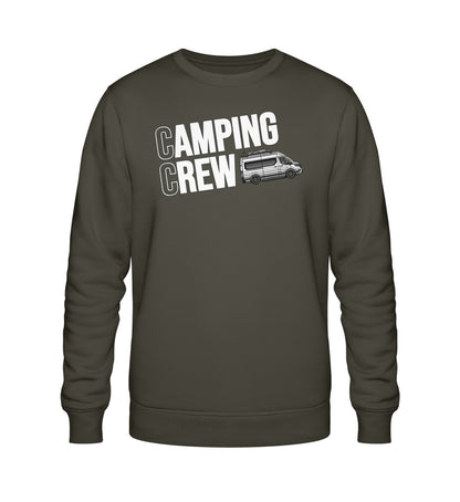 Vanlife Camping Crew - Herren Organic Sweatshirt - LazyDonkeyDesign 