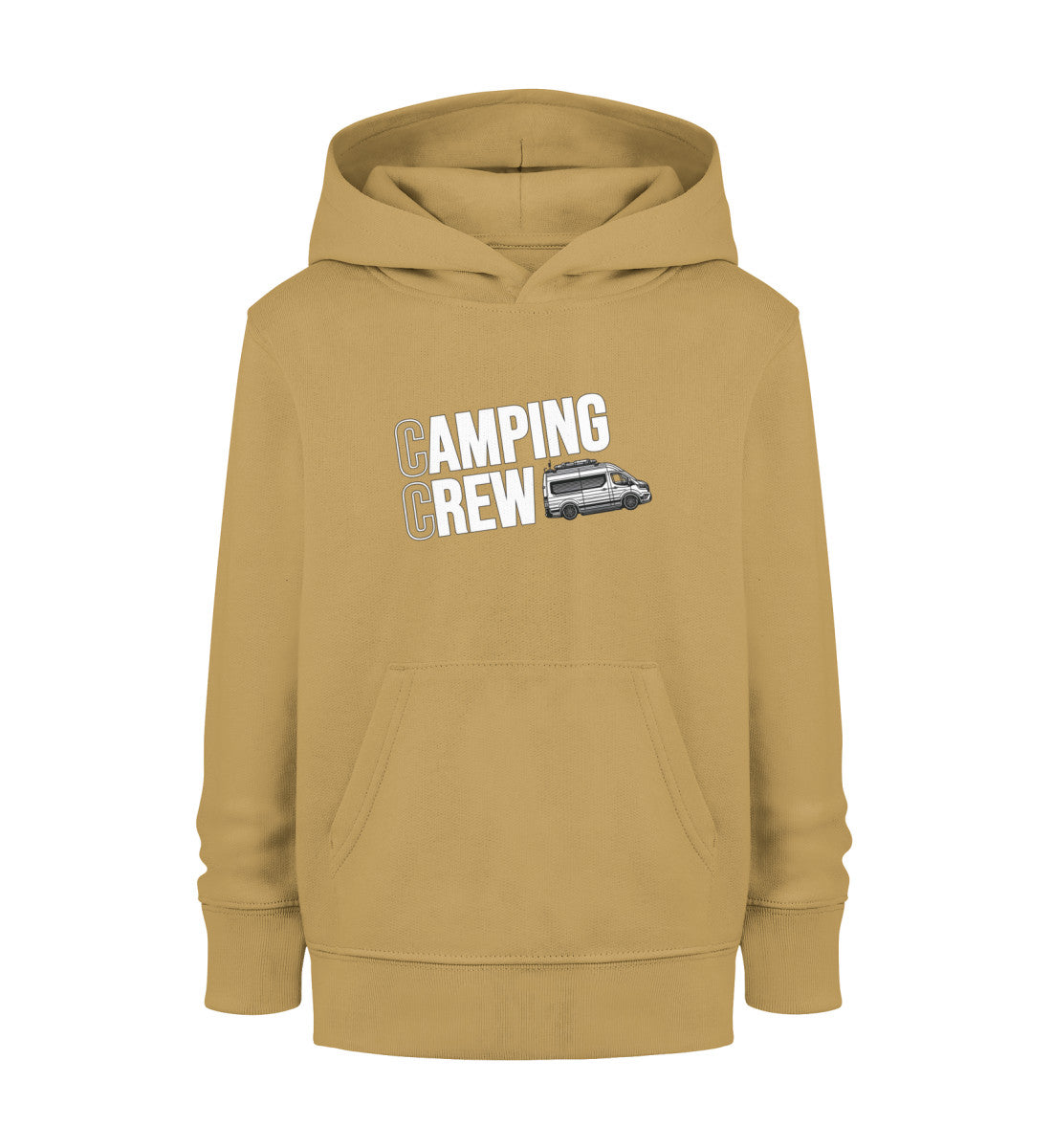 Vanlife Camping Crew - Kinder Organic Hoodie - LazyDonkeyDesign 